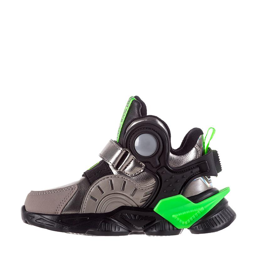 Ботинки для мальчиков KAKADU р.27-32, серые, искусственная кожа арт.9343B