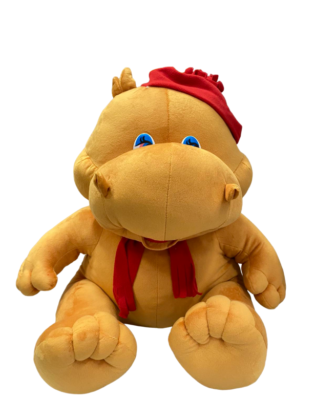 Мягкая игрушка Бегемот Дени 80 см