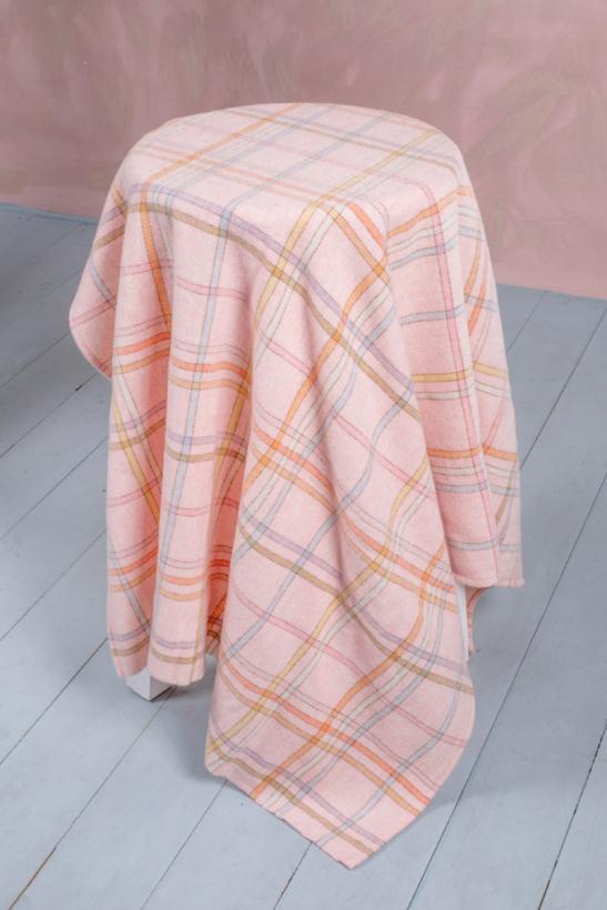 Плед Бэби 100*150 см розовый из шерсти мериноса арт.D.13.24.ПБ