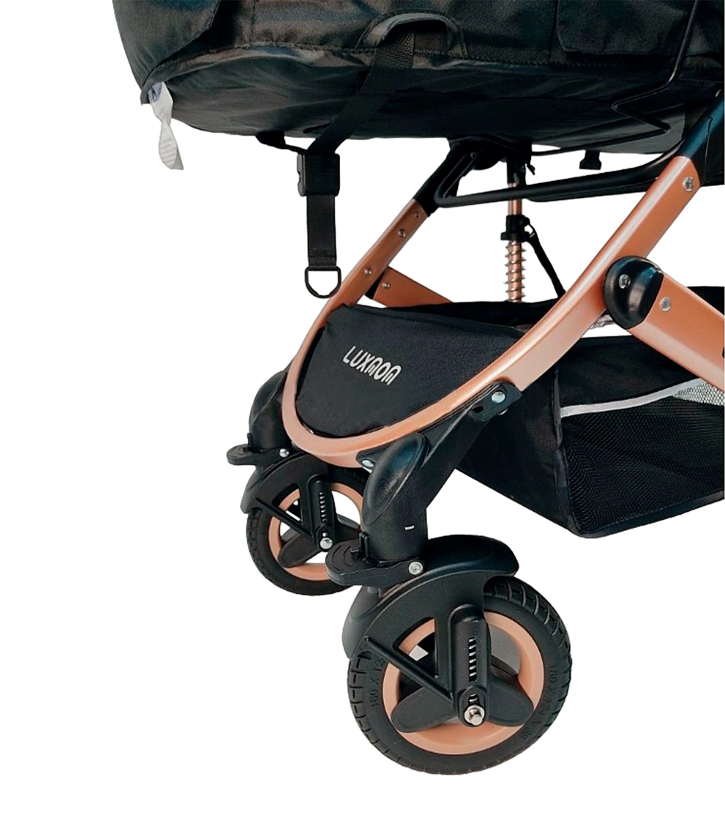 Коляска трансформер Luxmom 530W 2 в 1 черный