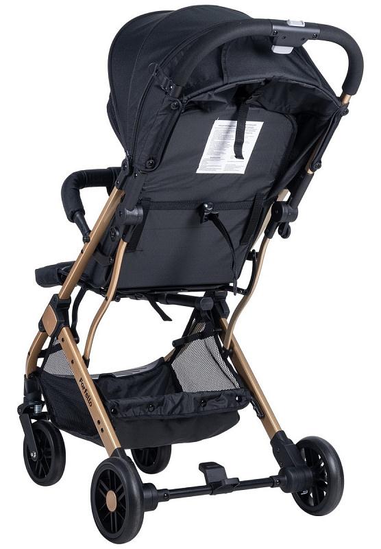 Коляска прогулочная Farfello Comfy Go Golden black золотой черный