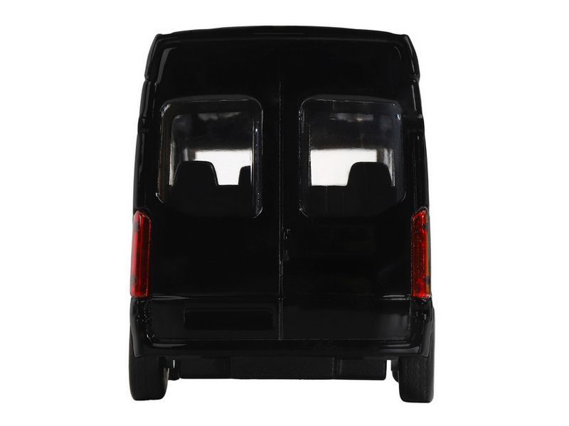 Машинка металлическая 1:52 Ford Transit, черный, инерционная, открываются двери арт.JB1251272