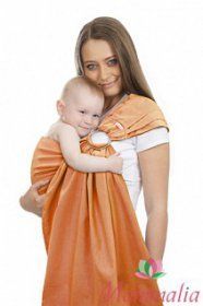 Слинг Сатин- кенгуру для ребенка от 1 мес