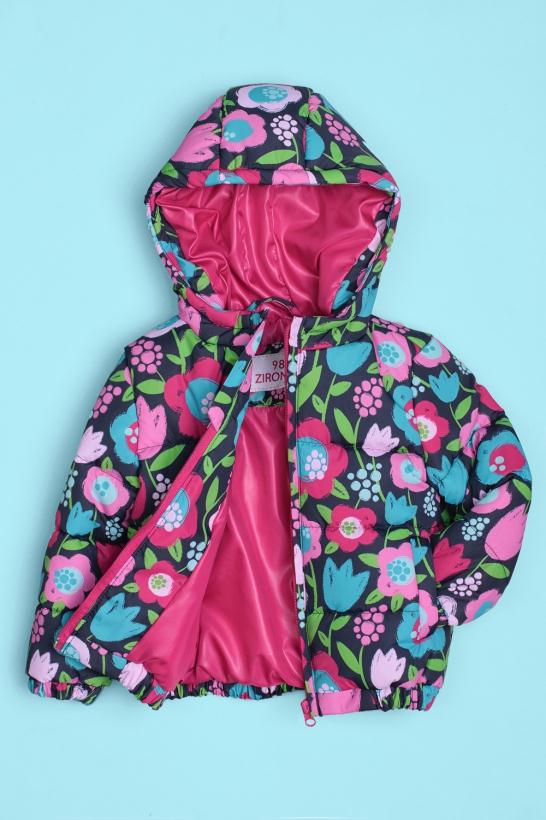 Куртка Зиронька "Цветы" для девочки 80-122 см арт.Z2-48-0013-1