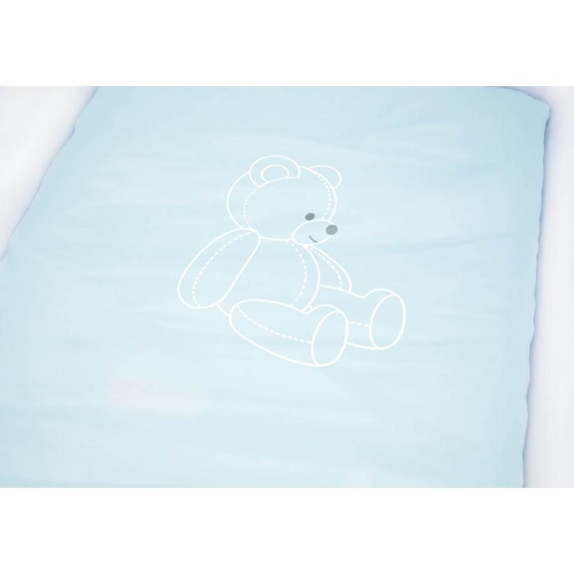Комплект постельного белья для колыбели Polini, голубой