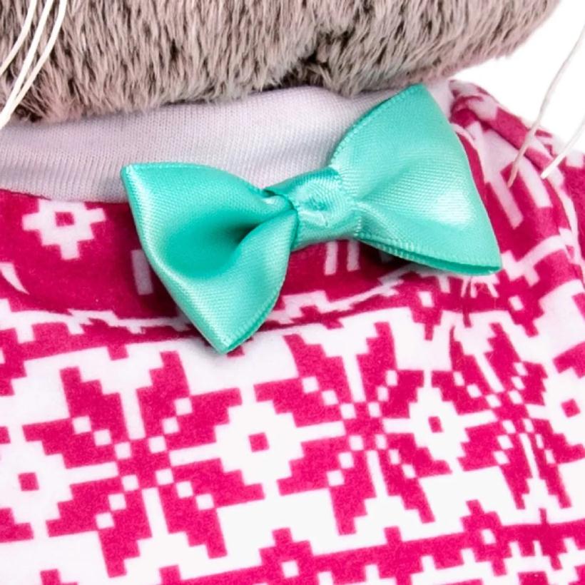 Мягкая игрушка Басик 25 см в зимней пижаме Ks25-220