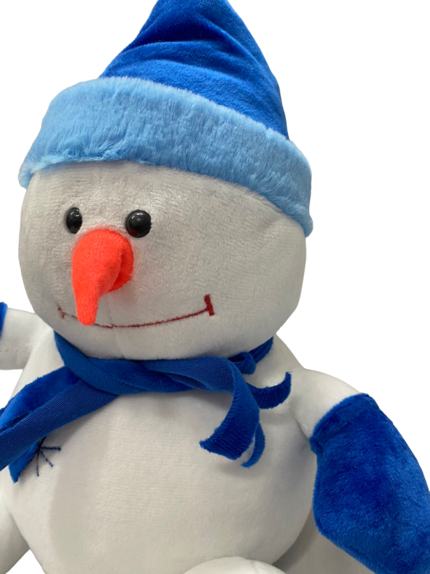 Мягкая игрушка Снеговик высота 30 см