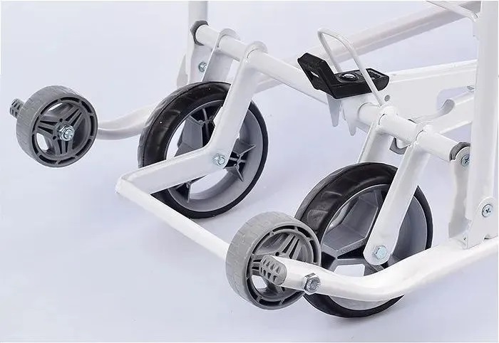 Санки-коляска Nika Наши детки серый с ромбиками НДТ3-1К/4