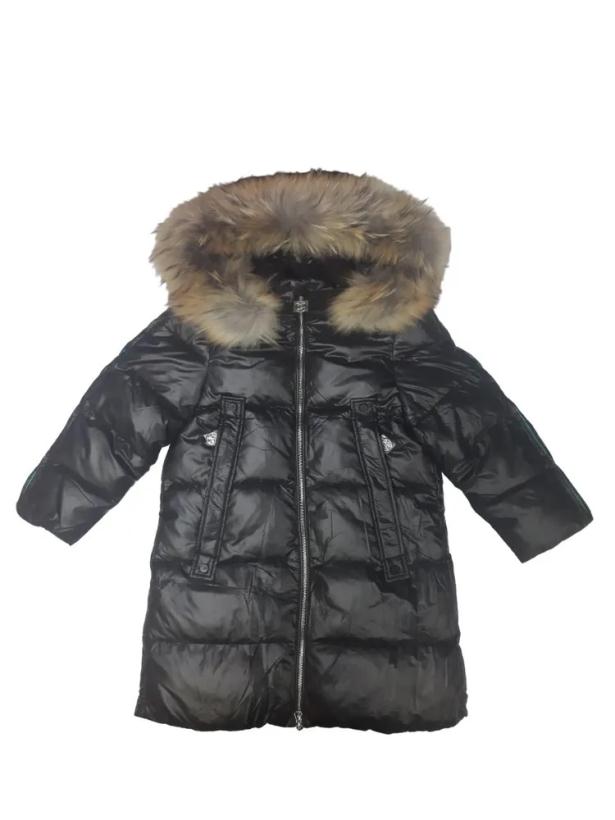 Куртка зимняя для девочки ANERNUO черный арт.AN2122S-21