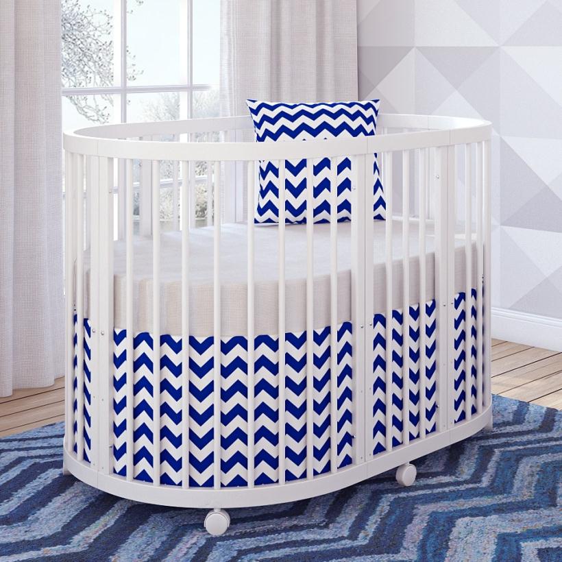 Кровать Джованни TreeO White 120*90 (ТриО Белый) Giovanni