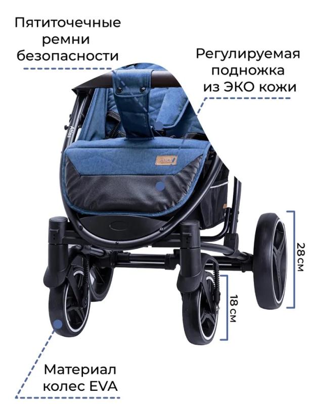 Коляска прогулочная Baby Tilly Atlas Blue