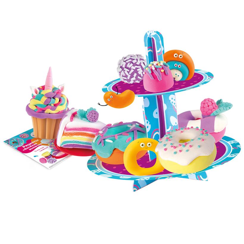 Набор для детской лепки из легкого пластилина "Весёлая выпечка" арт.TA1717