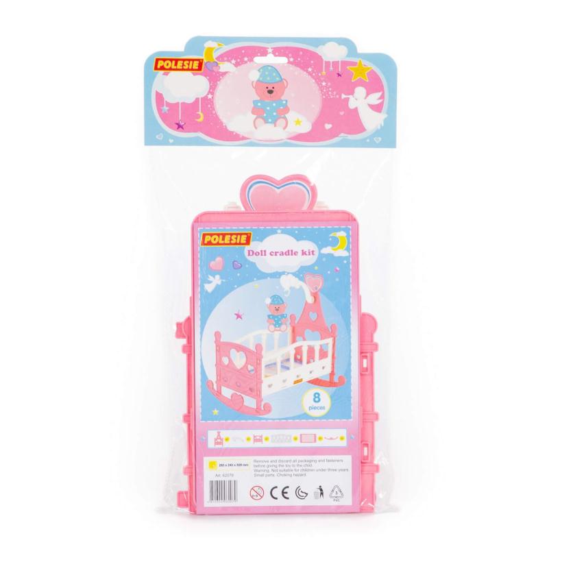 Кроватка-качалка Полесье сборная для кукол №3