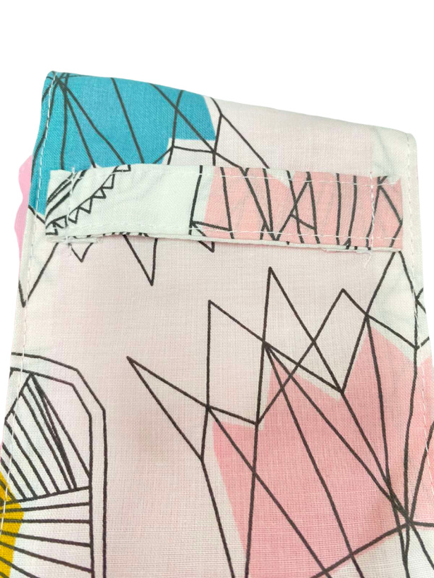 Фаст-слинг двусторонний цвет розовый/пестрый