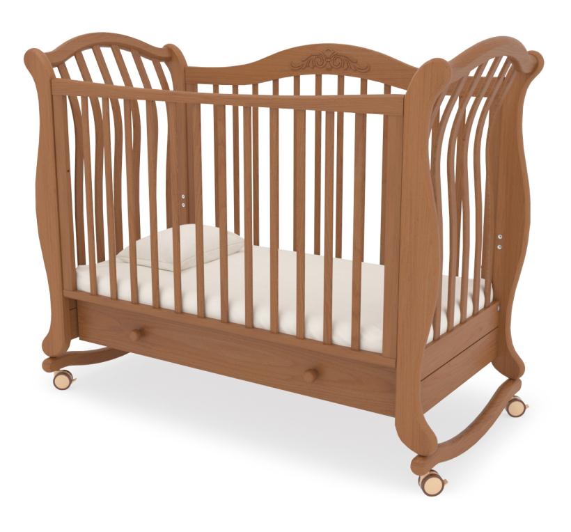 Кровать Гандылян Габриэлла Люкс колесо, ящик (вишня)