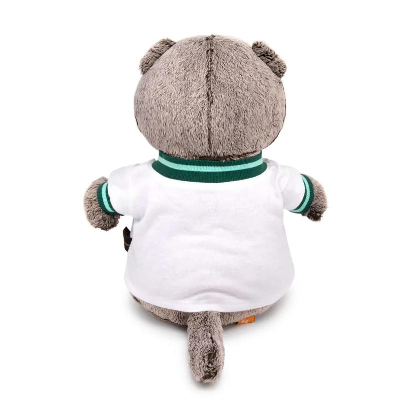 Мягкая игрушка 19 см Басик в футболке с дракончиком Ks19-255