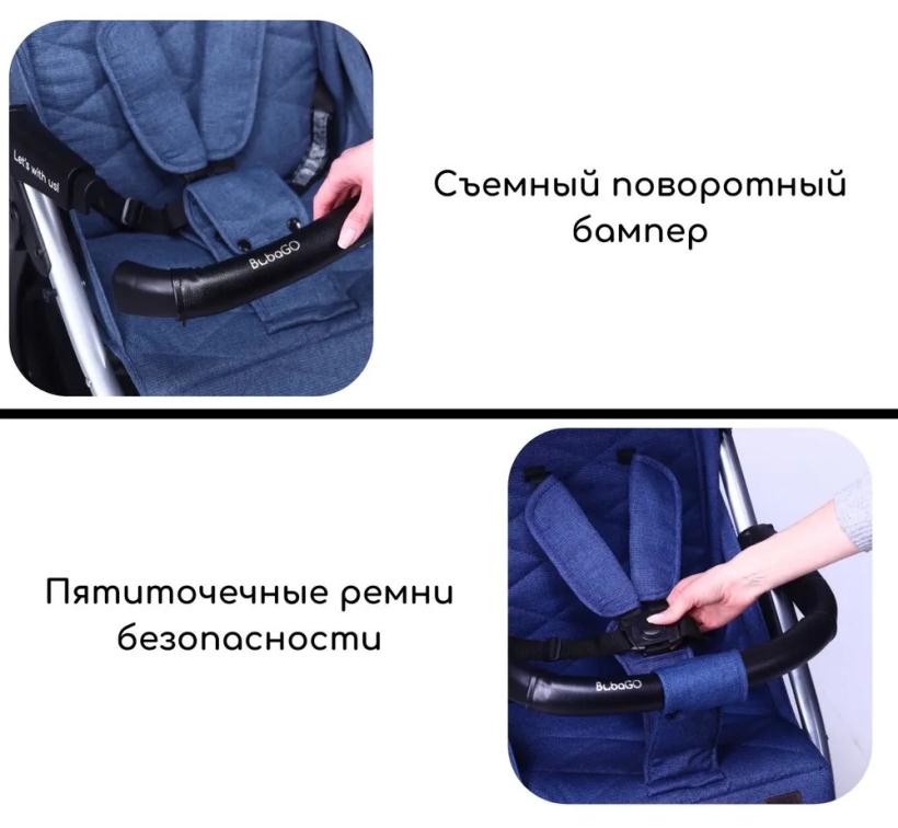 Коляска прогулочная Bubago Model One сапфир BG0322