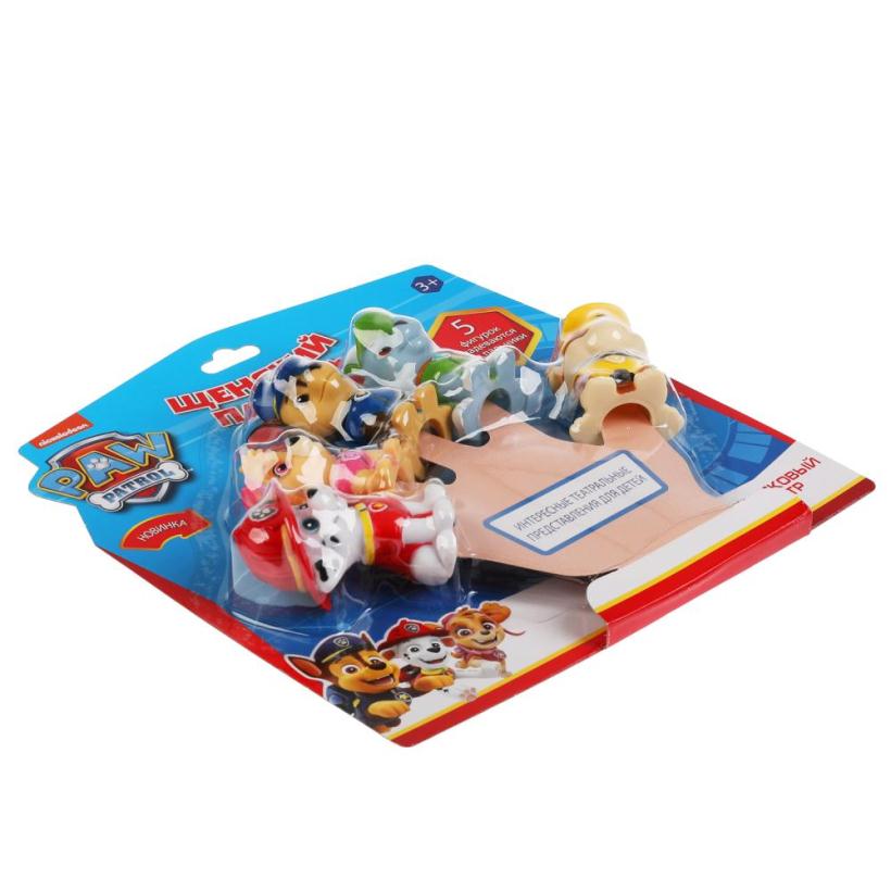Пальчиковый театр Капитошка Щенячий патруль, 5 штук арт.LXFWA-19