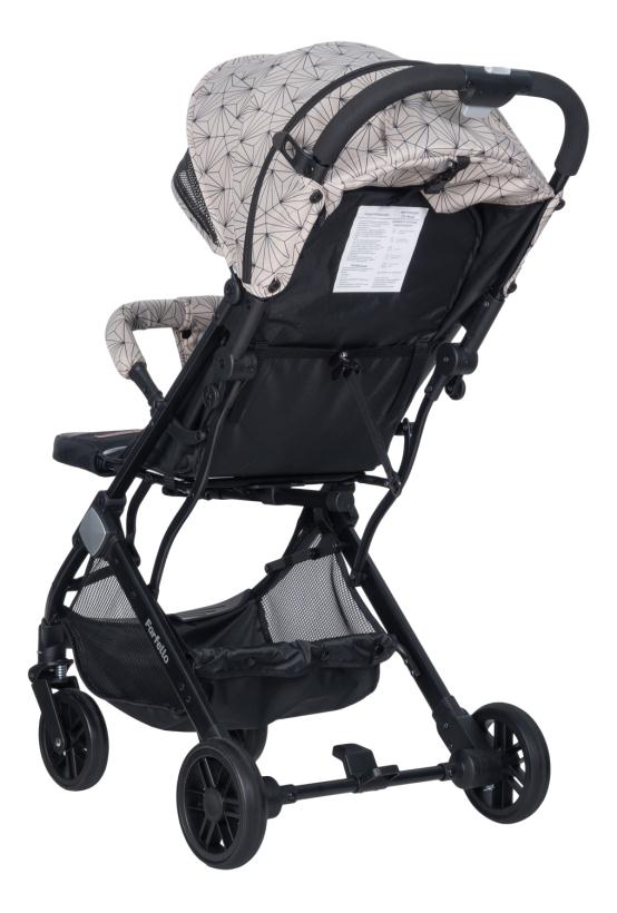 Коляска прогулочная Farfello Comfy Go Tracery beige ажурный бежевый