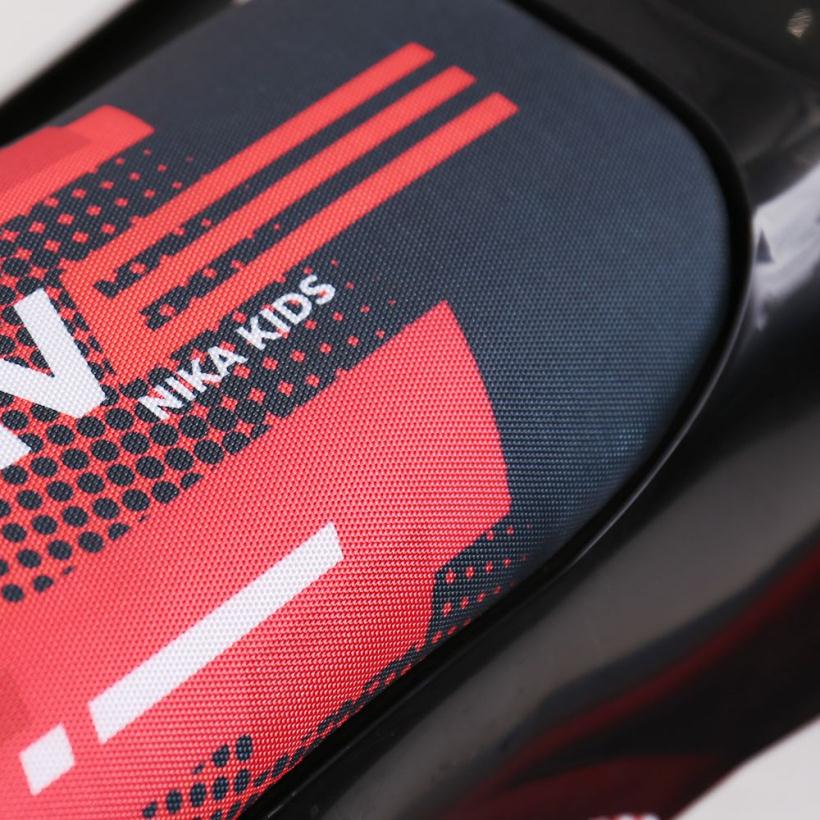 Снегокат SND5 на красном каркасе