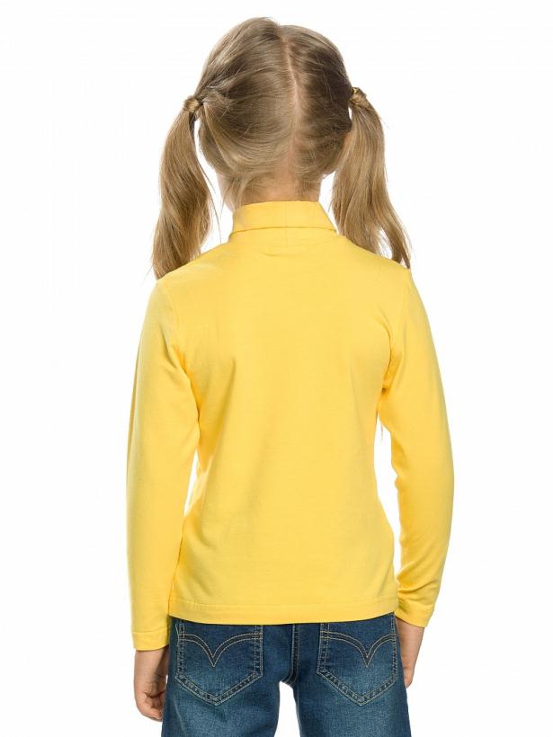 Джемпер для девочек "50% единорог, 50% леорог, всегда королева" 1-5 лет, желтый арт.GFJS3137