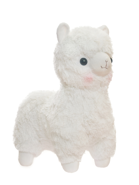 Мягкая игрушка Лама белая 40 см