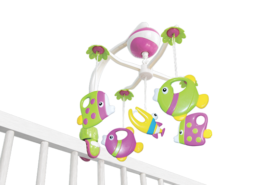 Музыкальная карусель Maman Рыбки 13005