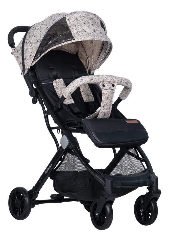 Коляска прогулочная Farfello Comfy Go Tracery beige ажурный бежевый