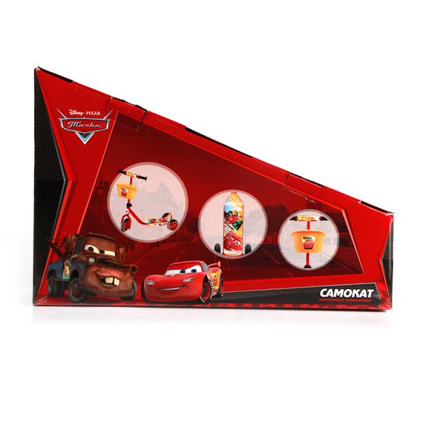 САМОКАТ DISNEY ТАЧКИ 3-Х КОЛ., ПЛАСТИК, КОЛЕСА ПВХ, ПЕРЕД.-140ММ, ЗАДНЕЕ-125ММ, ДО 20КГ