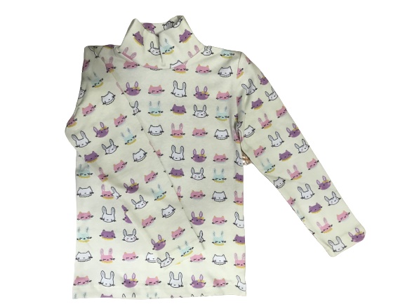 Водолазка однотонная рост 80-128 см арт.Г04-02