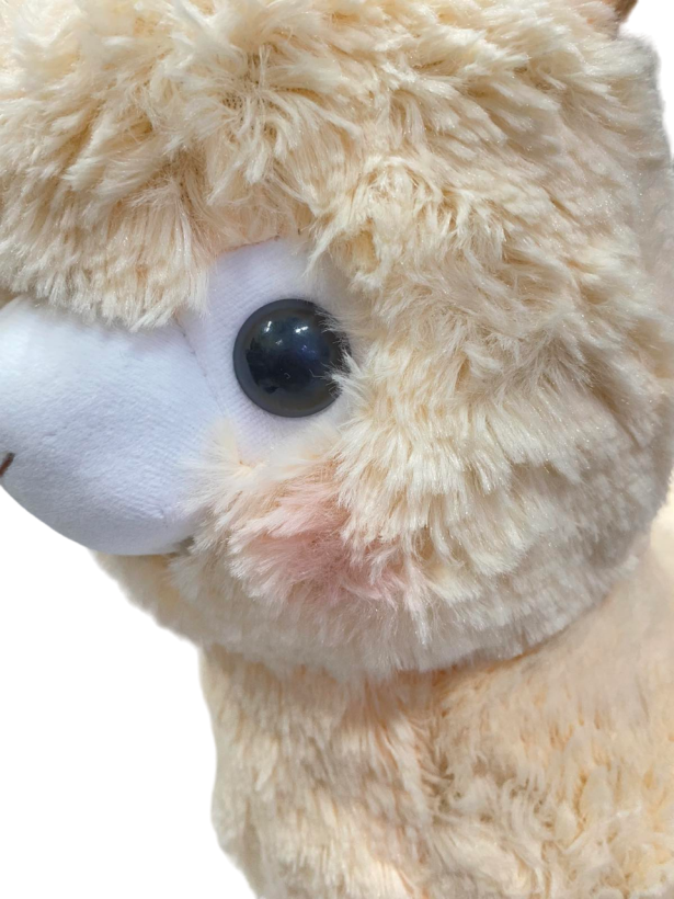 Мягкая игрушка Лама кремовая 40 см