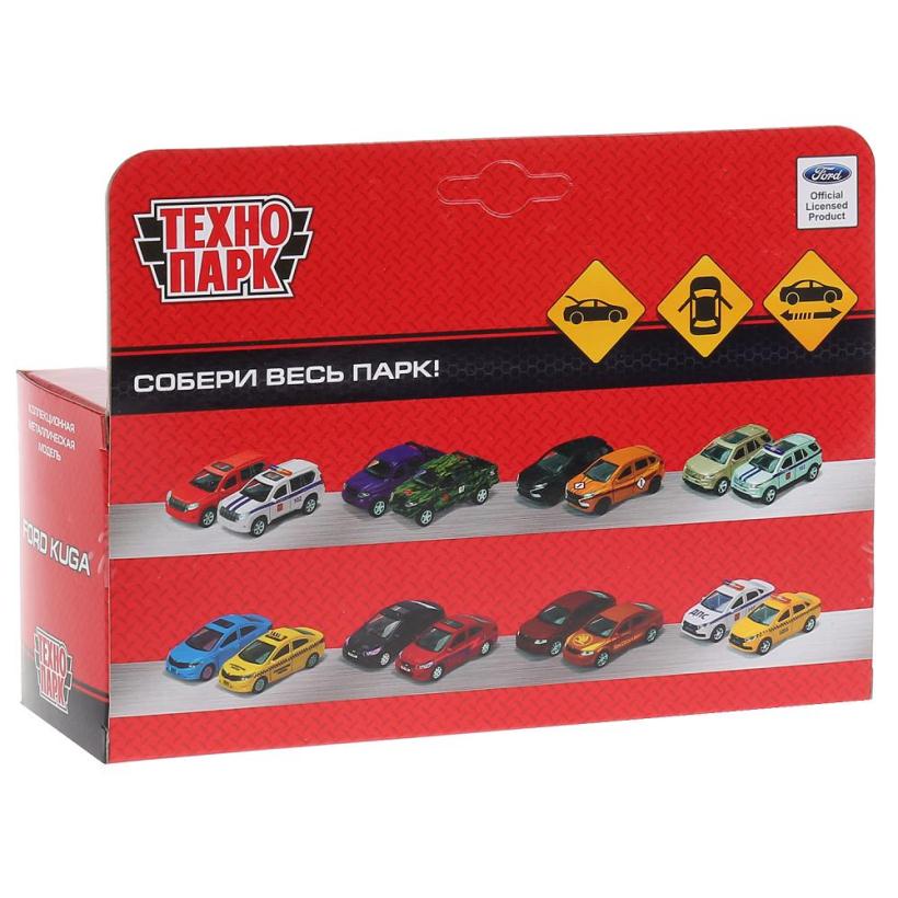 Инерционная металлическая модель - Ford Kuga, 12 см, открываются двери, цвет золотой