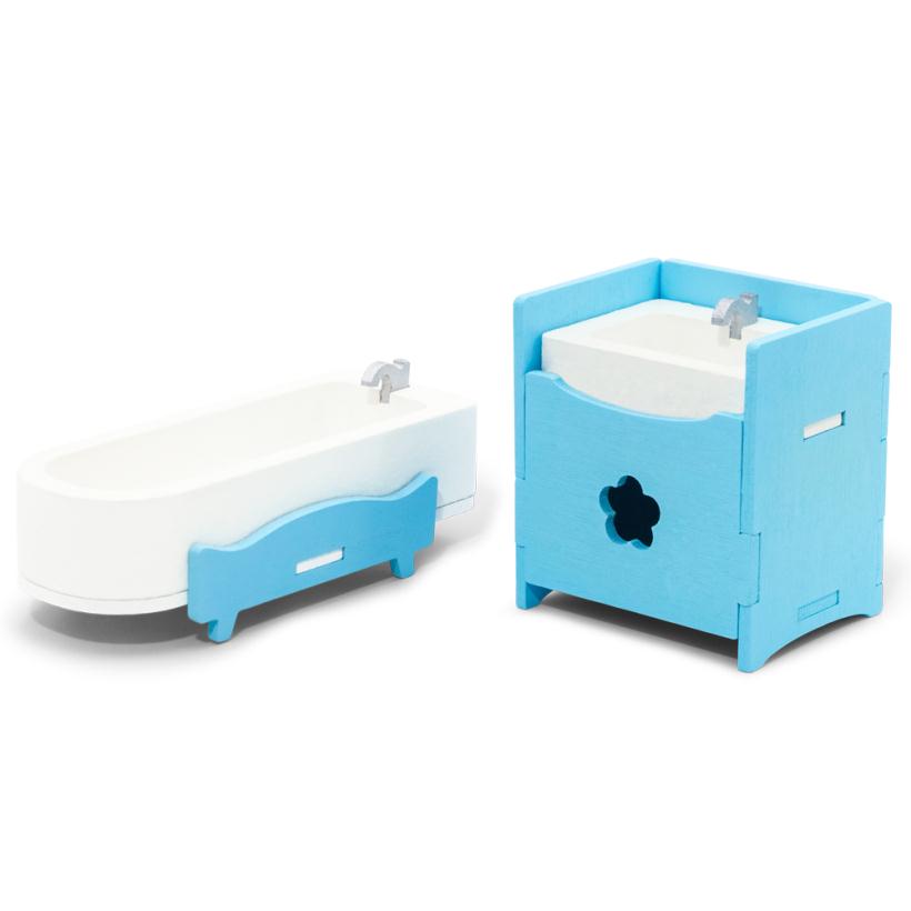 Мебель для кукол 17 предметов НКМ02