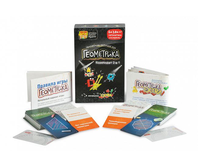 Настольная игра Банда Умников Геометрика 2-в-1 арт.УМ056