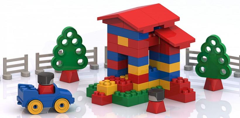 Конструктор Нордпласт Домик 72 детали арт.530