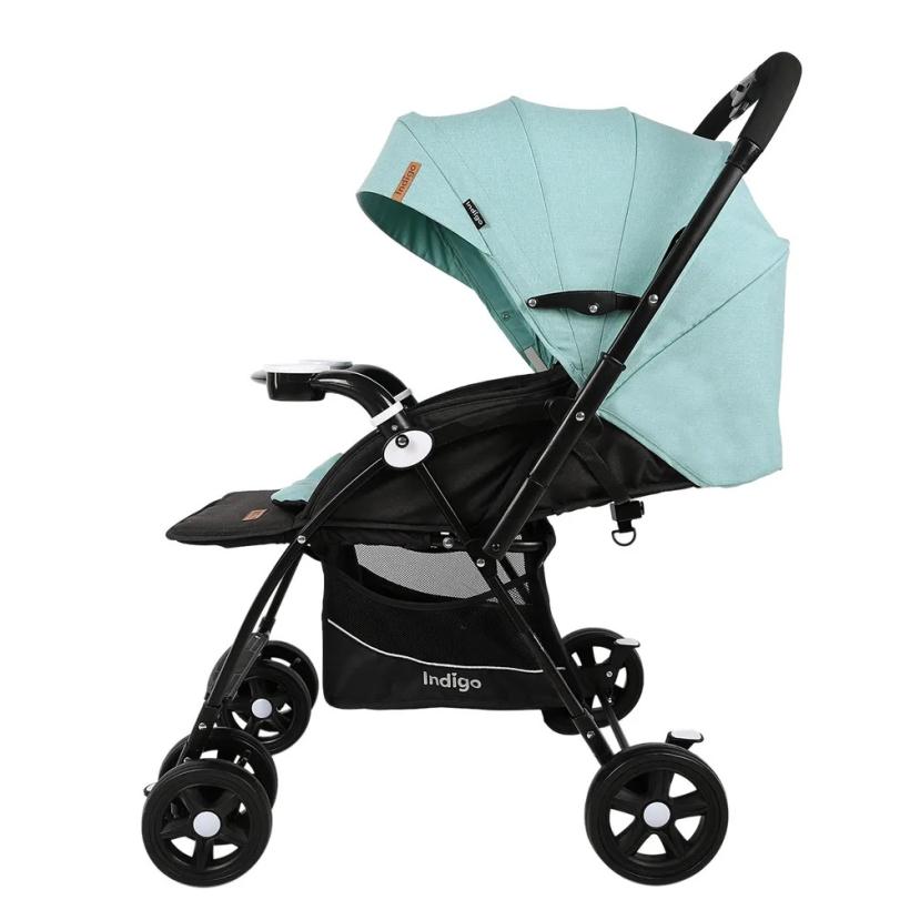 Прогулочная коляска с перекидной ручкой Indigo Milly мятный