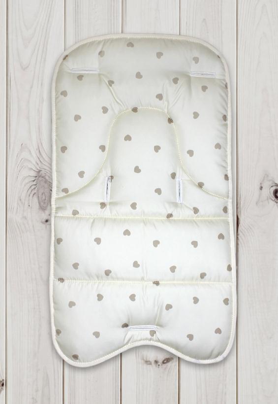 Подушка вкладка в автокресло (вельбоа) ш1000/2