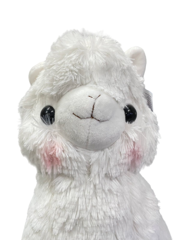 Мягкая игрушка Лама белая 40 см