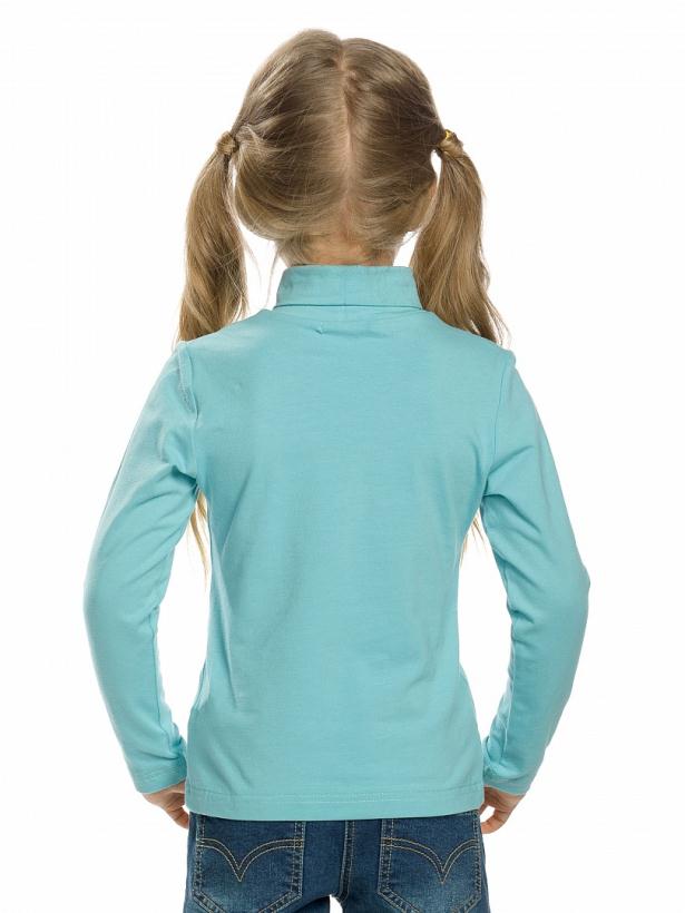 Джемпер для девочек "50% единорог, 50% леорог, всегда королева" 1-5 лет, цвет лед арт.GFJS3137