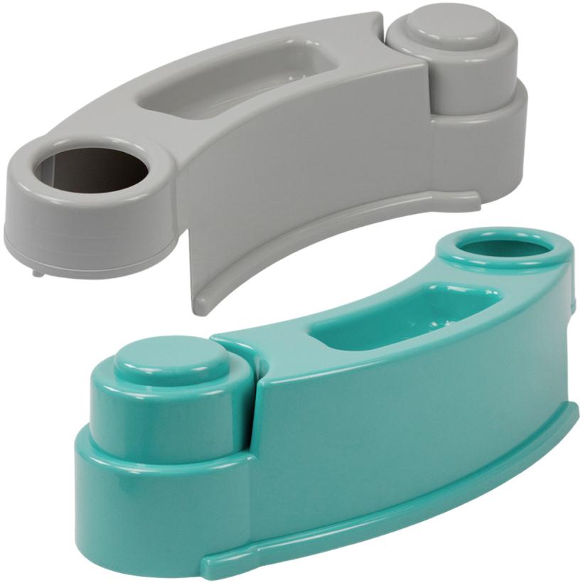 Песочница модульная Крокотам 8 сегментов мятный и серый 8П417813