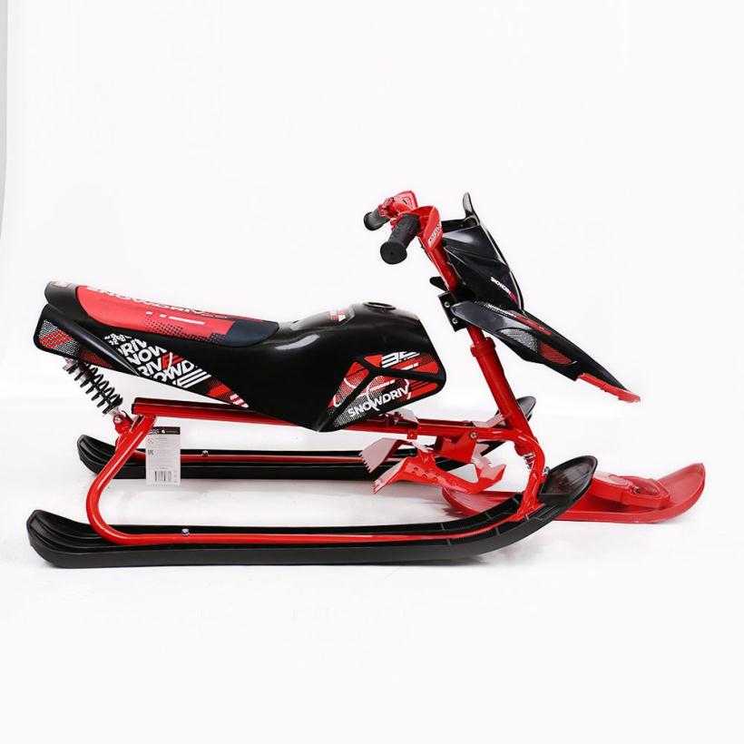 Снегокат SND5 на красном каркасе