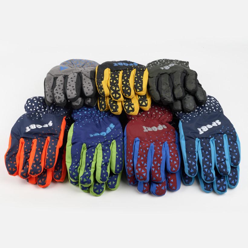 Перчатки 2-4 года Sport непромокаемые темно-синий/оранжевый арт.932