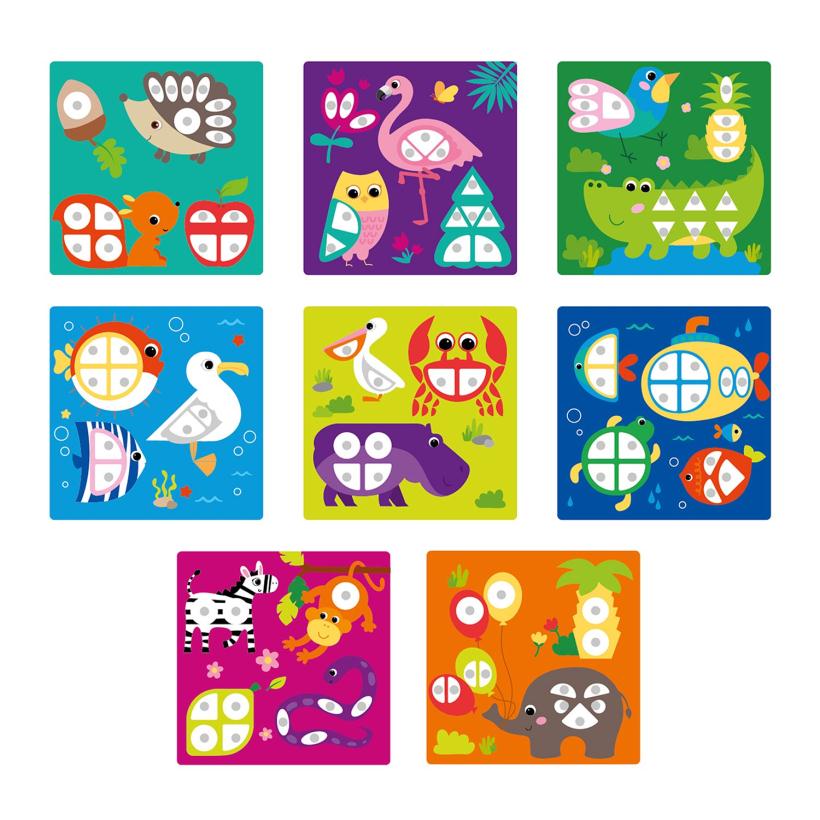 Мозаика "Веселая геометрия" 85 элементов арт.45057