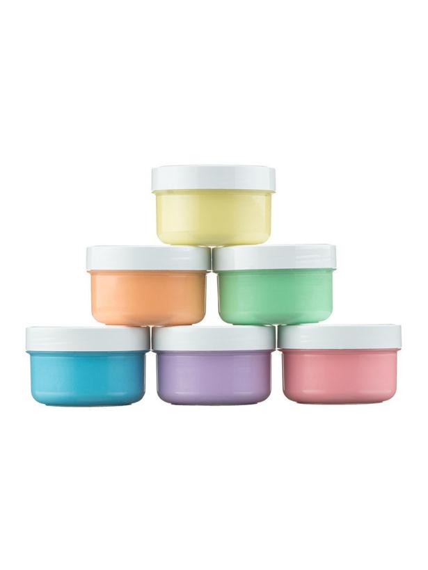 Пальчиковые краски для малышей Roxy Kids 6 цветов по 60 мл с обучающей брошюрой