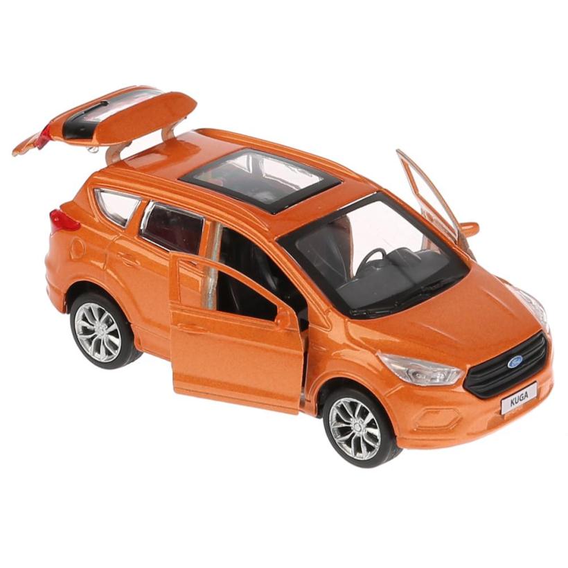 Инерционная металлическая модель - Ford Kuga, 12 см, открываются двери, цвет золотой