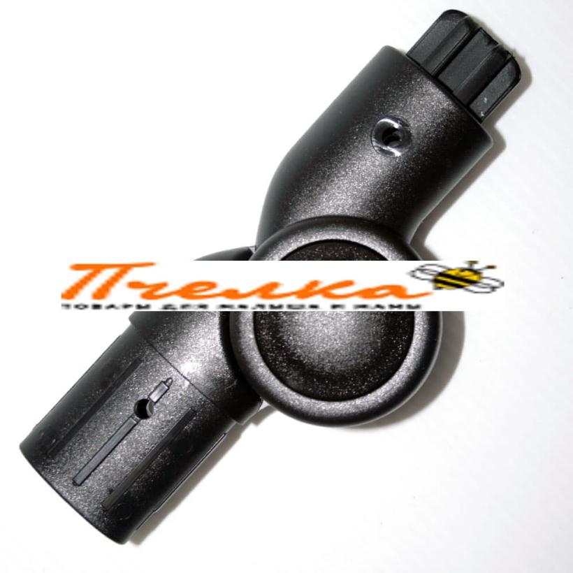 Шарнир регулирования ручки по высоте овал-овал 42/22-20/30мм усиленный №019029 со смещением (левый)