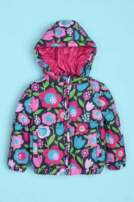 Куртка Зиронька "Цветы" для девочки 80-122 см арт.Z2-48-0013-1