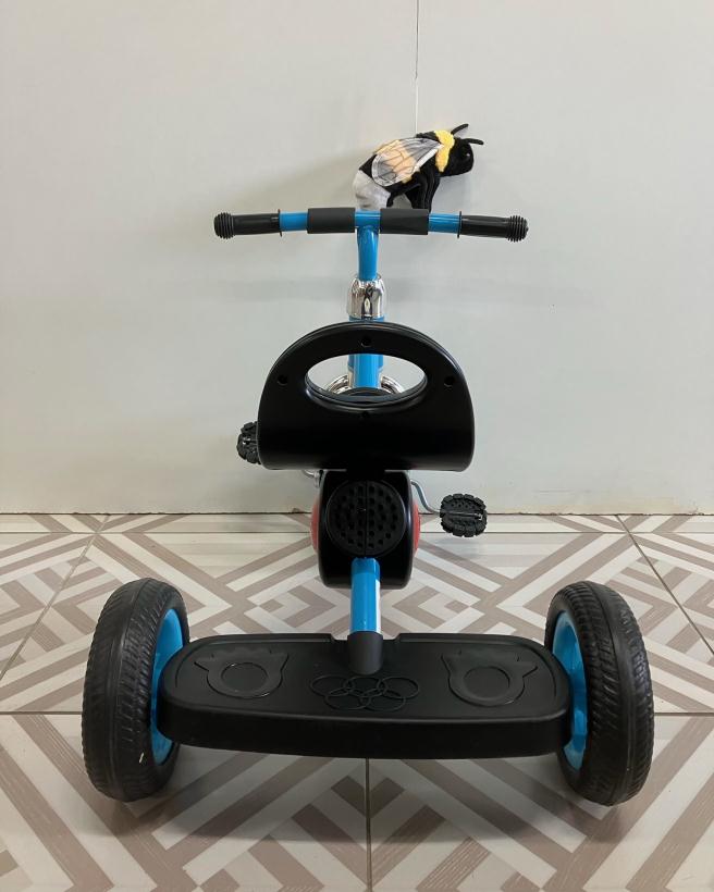 Велосипед детский трехколесный XAF-661 синий со светом, звуком