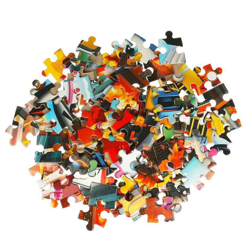 Пазлы 104 элемента Роботы-поезда