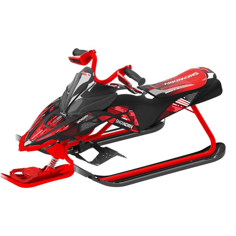 Снегокат SND5 на красном каркасе